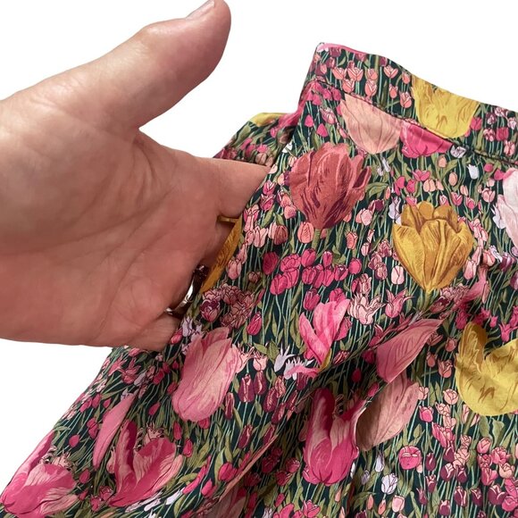 Birgitte Herskind Floral Print Midi Skirt Size 36 Cotton Womens Spring Fashion - Picture 6 of 6